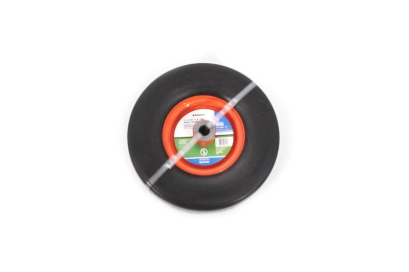 Arnold 490-325-0047 11"x6" Flat Free Lawn Mower Tire, Wheel Assembly, Fits Most Makes and Models, 350 lb Load Rating, 5.9" Centered Hub - Image 2